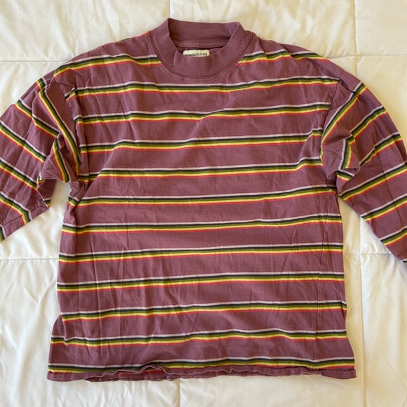 Urban Outfitters striped crewneck long sleeve tee - Picture 6 of 9